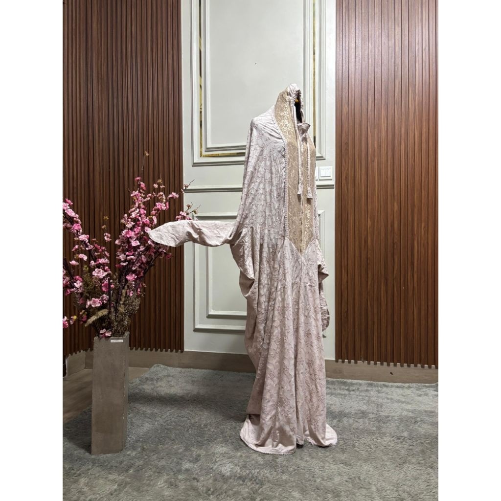 Mukena Rayon Paris Terusan Super Premium Original Rayon Paris