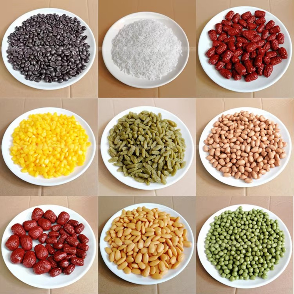

40g Simulation Whole Grains DECOR Plastic Grains Ornament Coffee Beans Artificial Rice FAKE Raisin Model Home mini food SIMUL