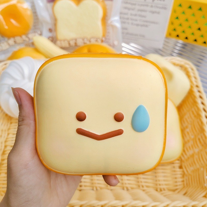 Squishy Hachimi Licensed Gamebot Gameboy Calico Cat Donat Duck Babi Pig Face Sweat Emoji Super Soft