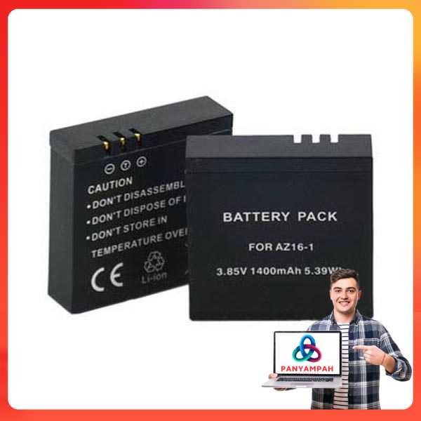 Baterai Xiaomi Yi 2 4K 1400mAh - AZ16-1