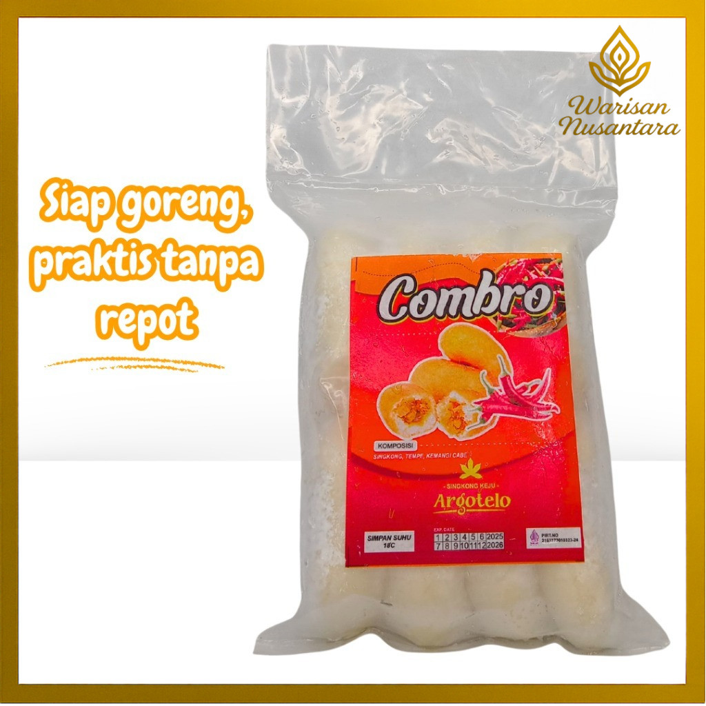 

Combro Argotelo food cemilan frozen beku praktis-gorengan siap saji