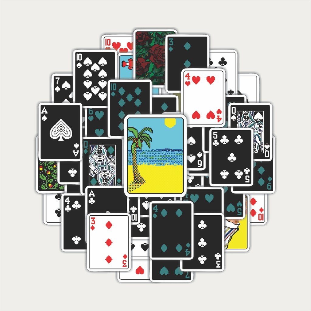 

Sticker Pack Stiker Kartu Poker V6 | Sticker TUMBLR | Stiker LAPTOP KOPER HELM