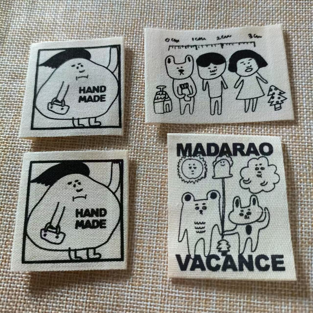 

New Korean Style Cotton Fabric Labels – DIY Sewing Patches for Clothing, Bags, Hats – Handmade Craft Tags – Ready to Ship