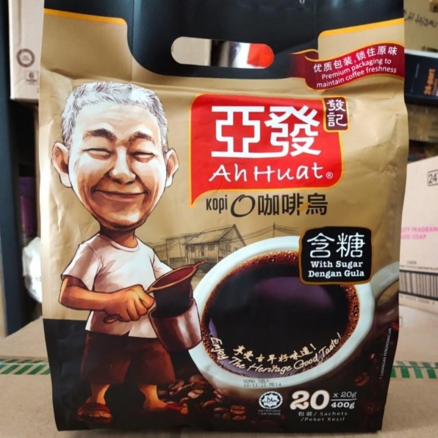 

Ah Huat Coffee Kopi O With Sugar ( 20 Sachets )