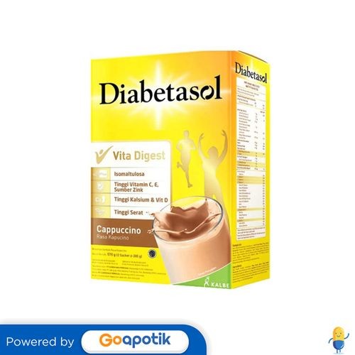 

Diabetasol Vita Digest Rasa Cappuccino 570 Gram Box