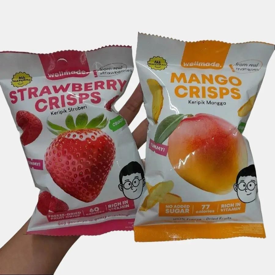 

Wellmade Keripik Buah Asli 20gr Keripik Mangga / Strawberry