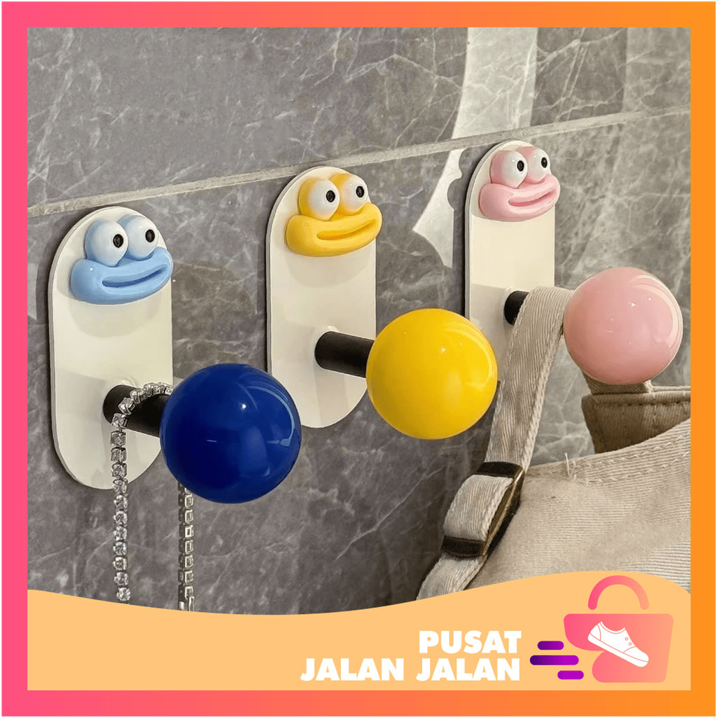 PJJ -  H6703 Gantungan Pakaian Bentuk Karakter Lucu / Gantungan Dinding Bola Lucu / Hanger Bentuk Bo