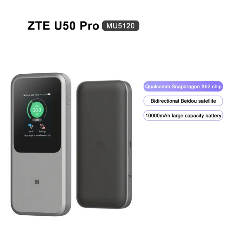 ZTE Portable WiFi 5G Router MU5120 WIFI 6 MU5120 WIFI 6 10000mAh 3600Mbps Hotspot Pocket Sim Card Sl