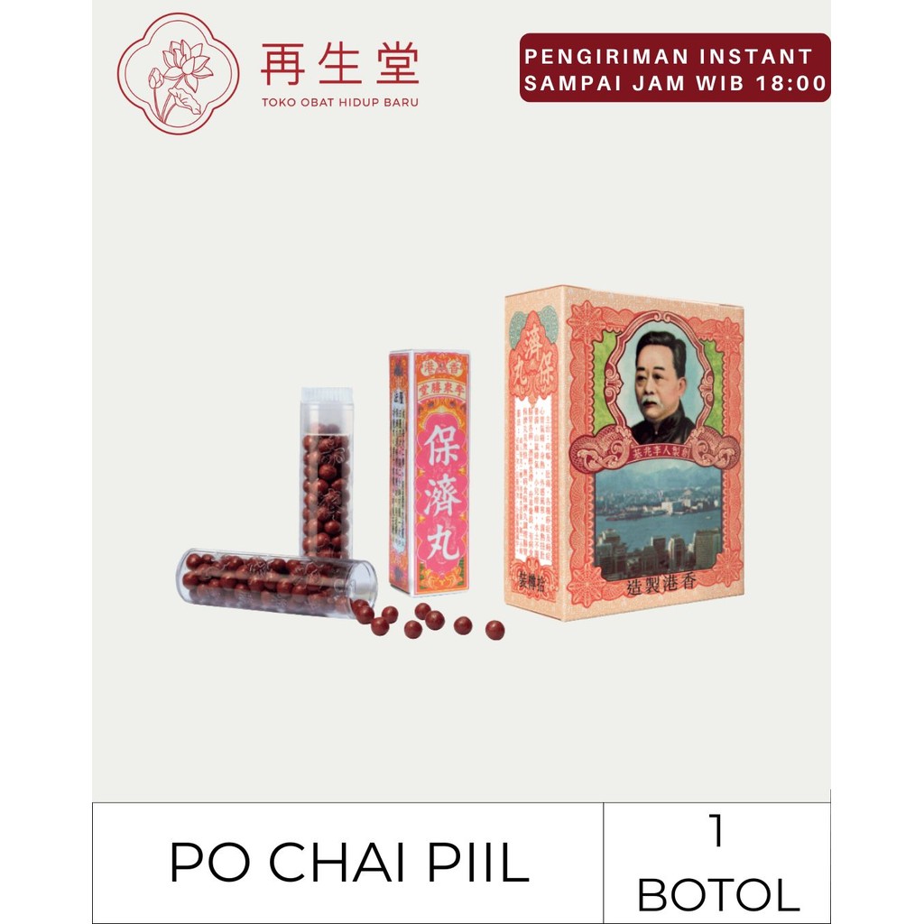 PO CHAI PILL ( 1 PCS ) | OBAT SAKIT PERUT | OBAT KEMBUNG