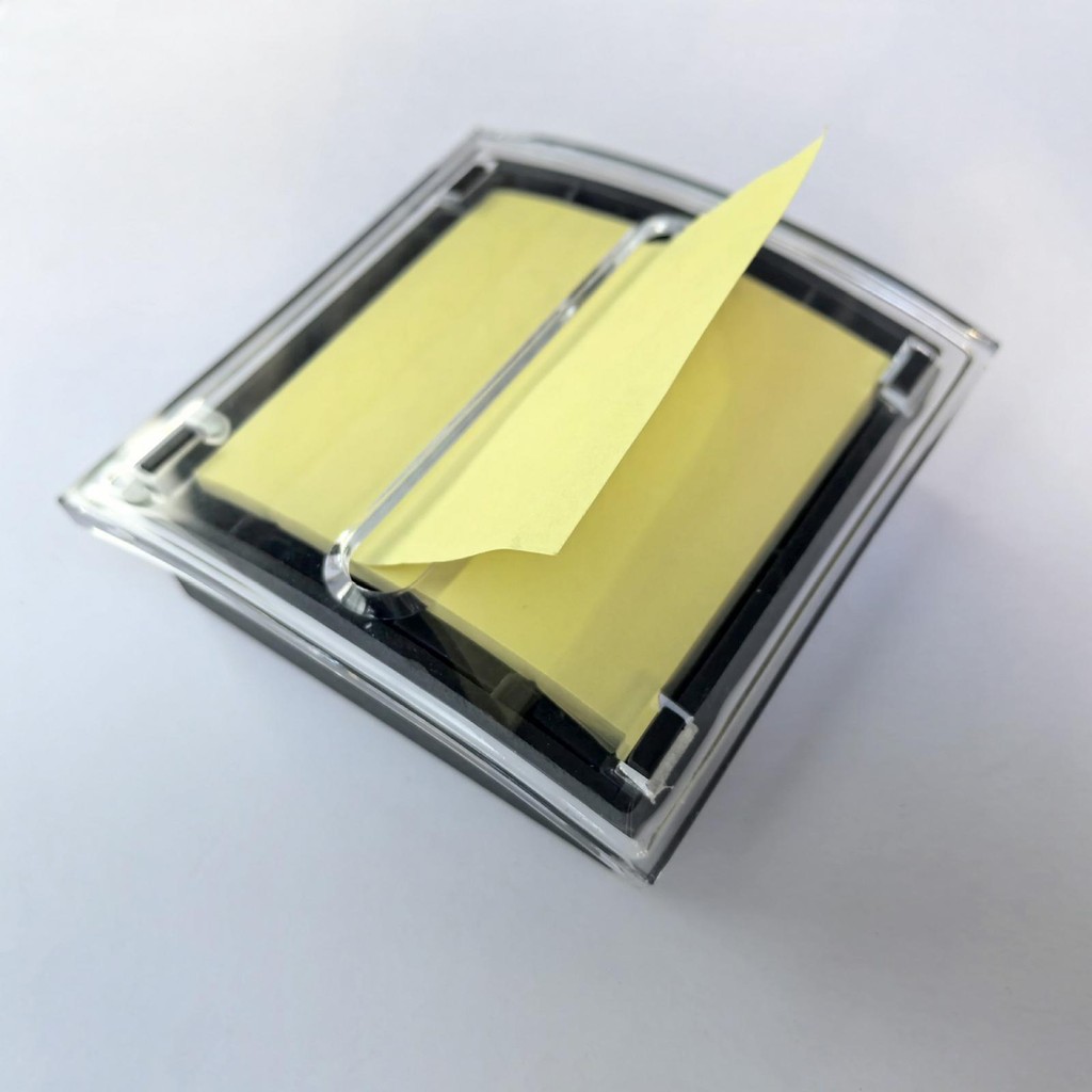 

Sticky Note Dispenser Note Holder Storage Convenient Supplies Organizer Office Memo Holder for Workers Teachers Office Home