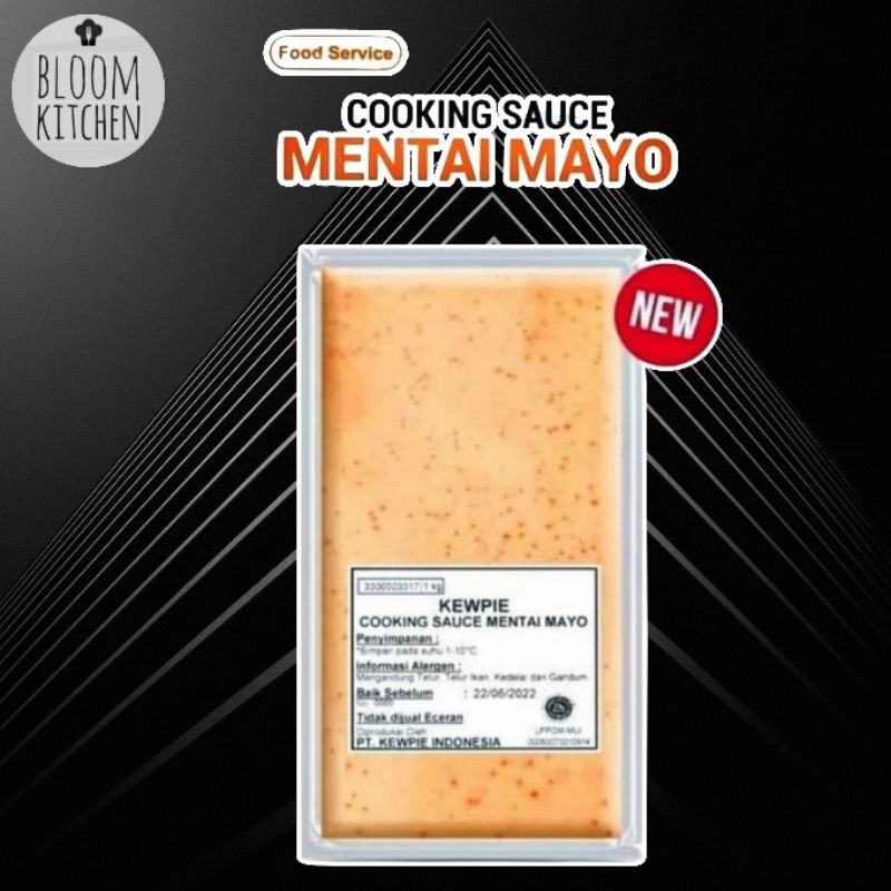 

KEWPIE COOKING SAUCE MENTAI MAYO 1 kg / KEWPIE MENTAI MAYONNAISE 1kg