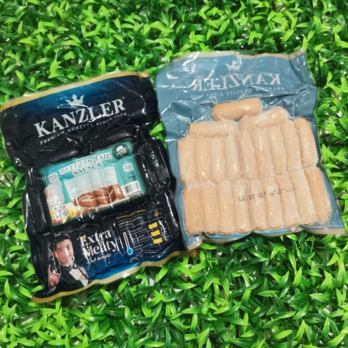 

Kanzler Beef Cocktail Sausage (Sosis Sapi) berat 250 gr