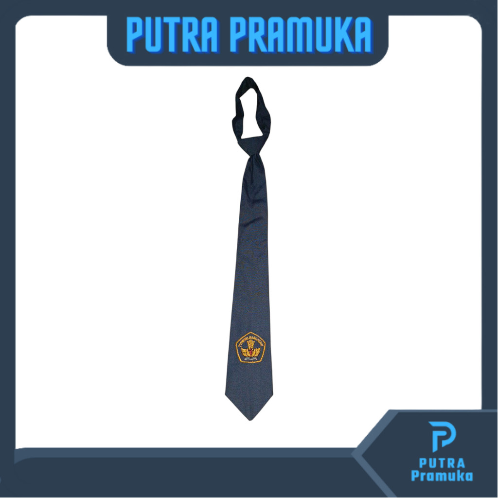 Dasi Sma Prepet Abu Bordir Famatex Bahan Bagus