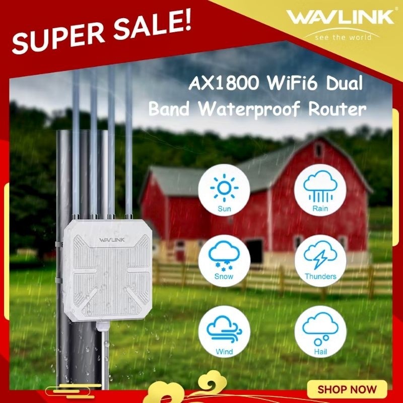 Router Wavlink AX3000 Outdoor WIFI6 Wavlink Router AX3000 WIFI6 Router Wavlink WIFI6