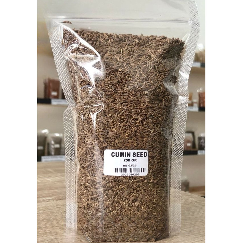 

Jinten Utuh 250 gr / Cumin Seed 250 gr / Jeera Seed / Jintan Butir