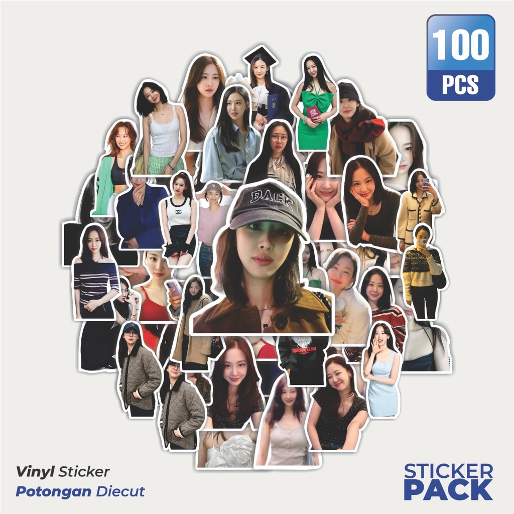 

Super Hemat! 100 PCS Stiker Sistar Dasom (KIM DA SOM) Waterproof Aesthetic- Untuk Laptop, Motor, dan Helm - Paper Stationery Pack