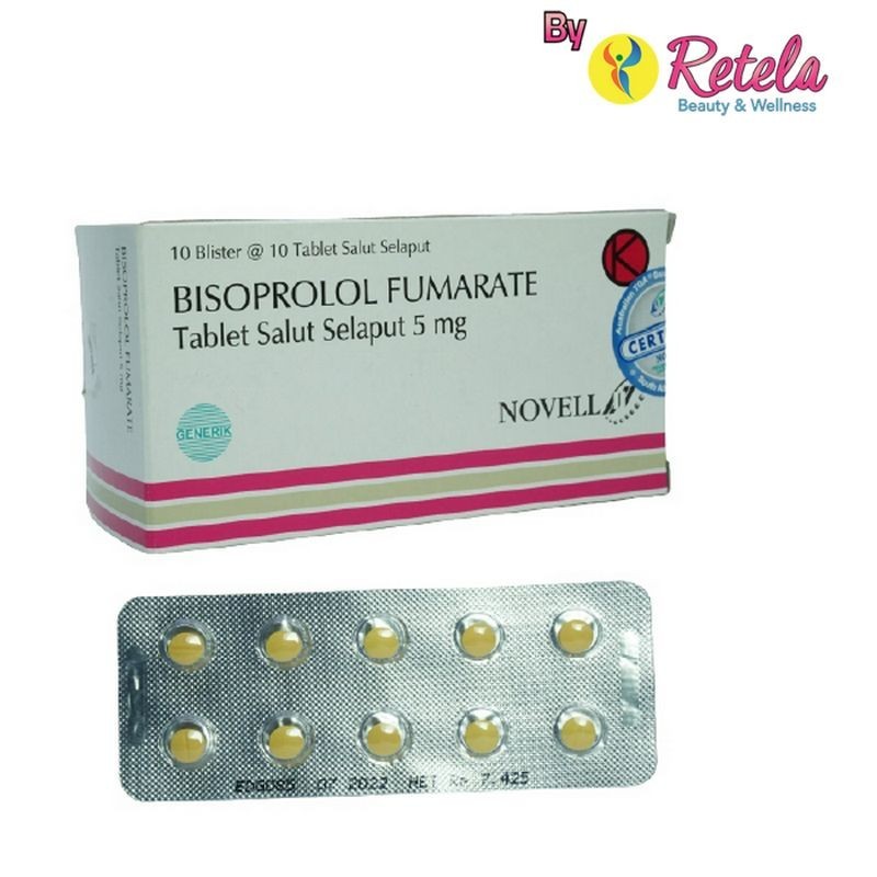 BISOPROLOL 5MG 1 BLISTER 10 TABLET
