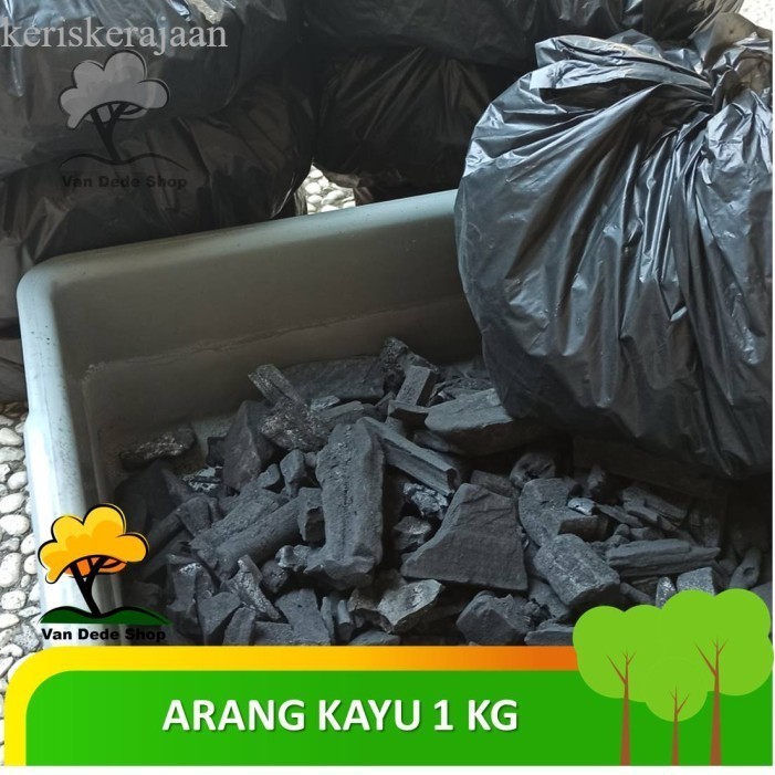 

Arang Kayu Asli Kemasan 1 Kg media tanam anggrek murah