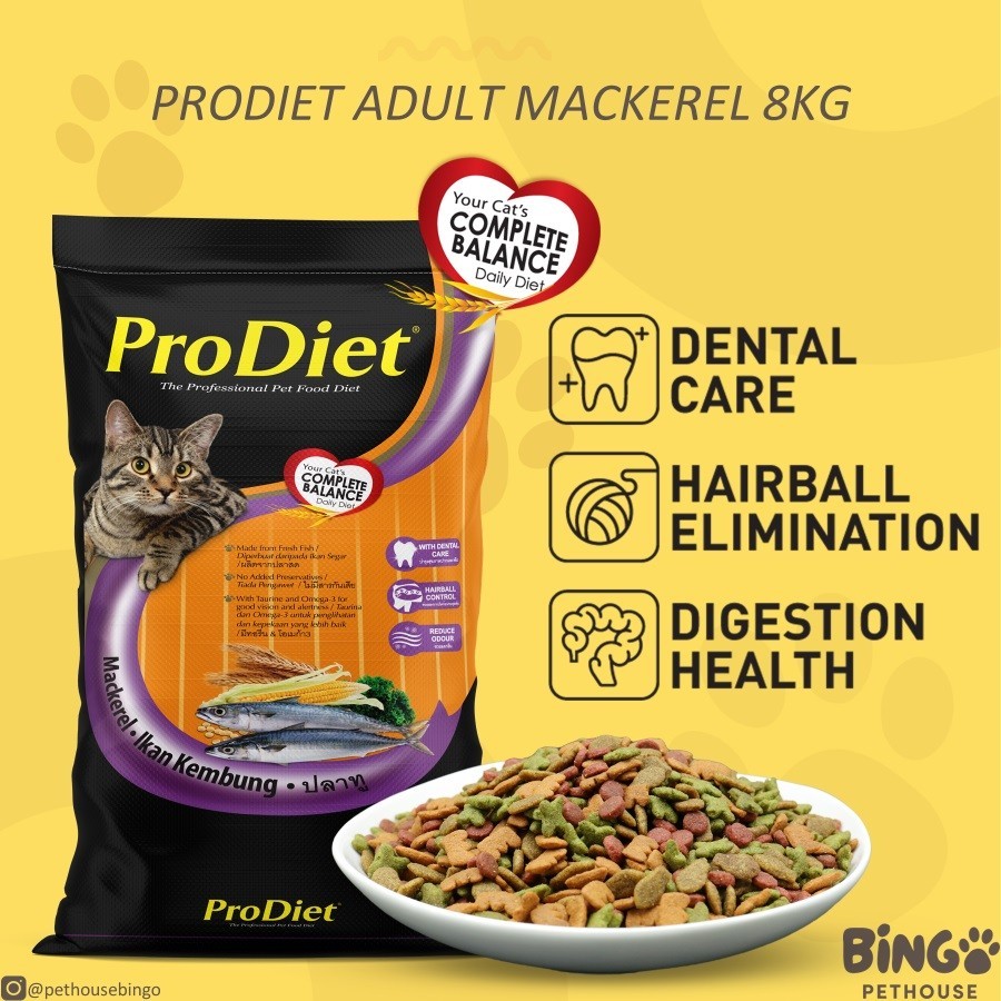 ProDiet Cat Food Dry Makanan Kucing Kering 8kg