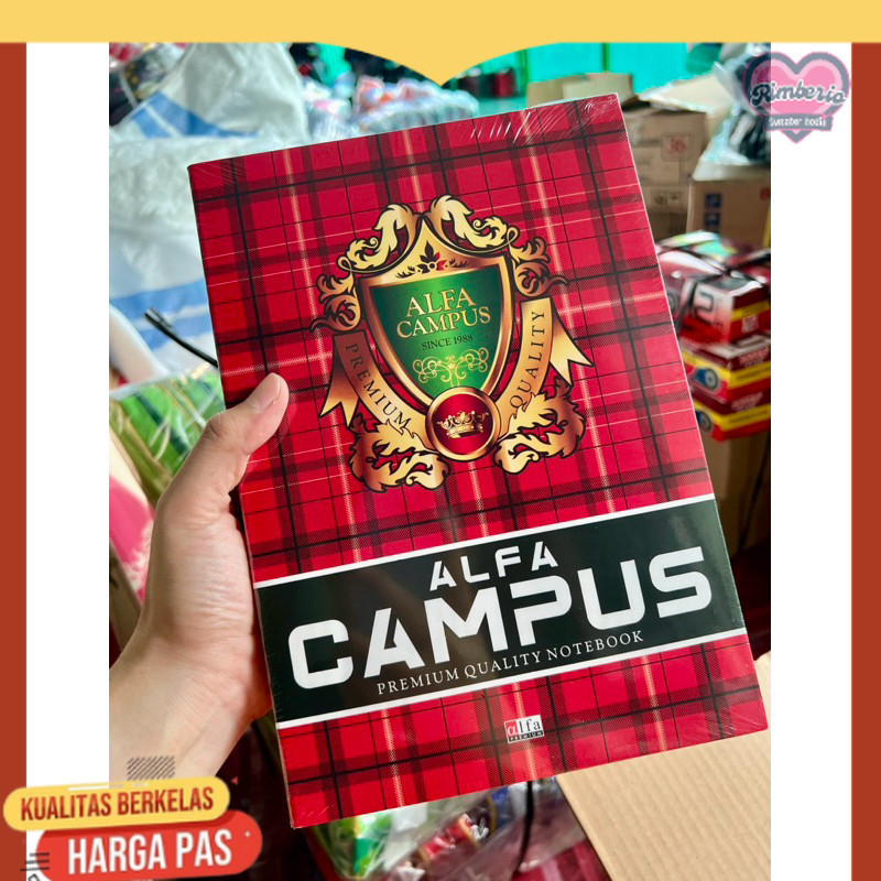

CTSHOPID BUKU TULIS ALFA CAMPUS 50 LEMBAR BUKU TULIS ANAK SEKOLAH BOXY UKURAN BESAR BAGUS