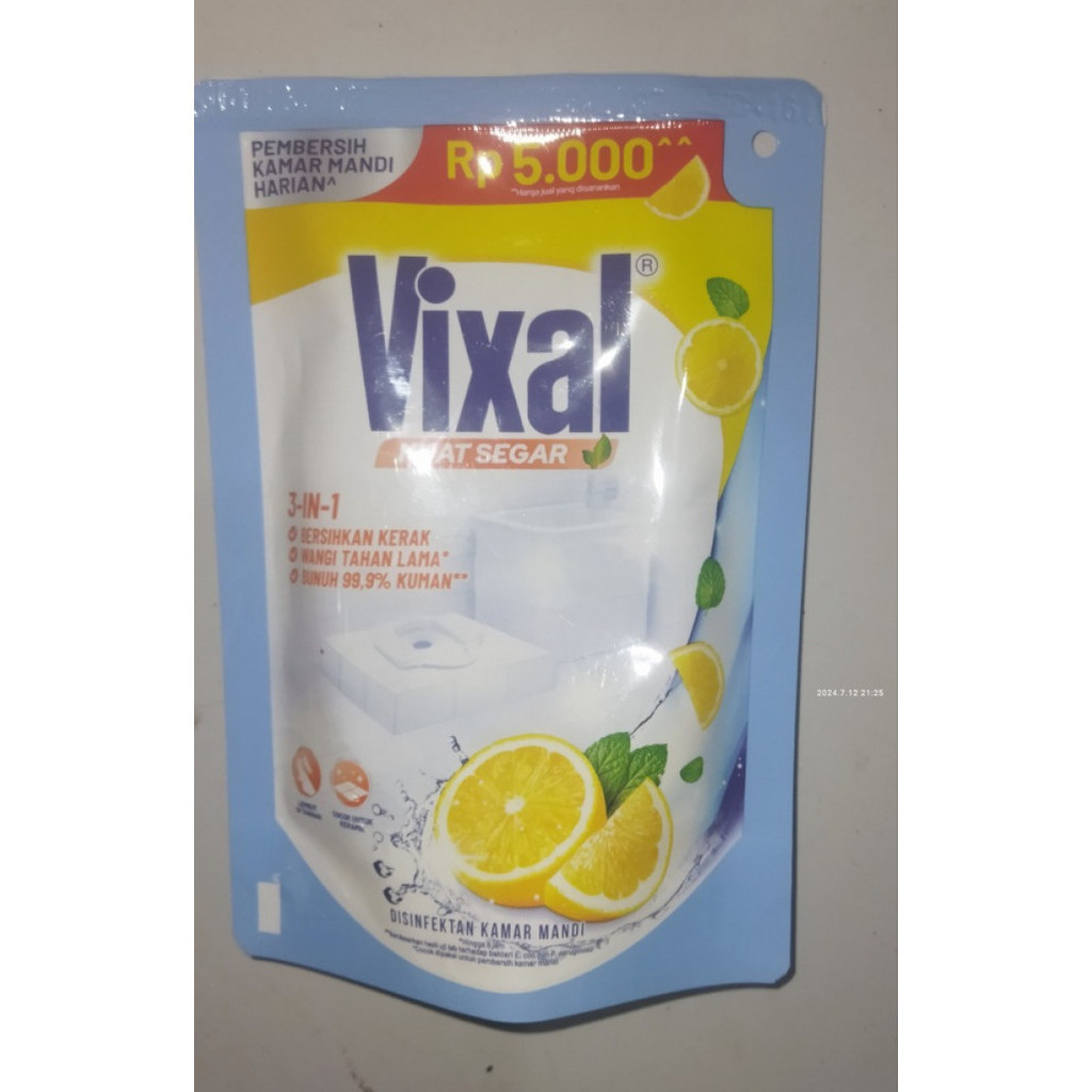 vixal cair pembersih toilet refill pouch