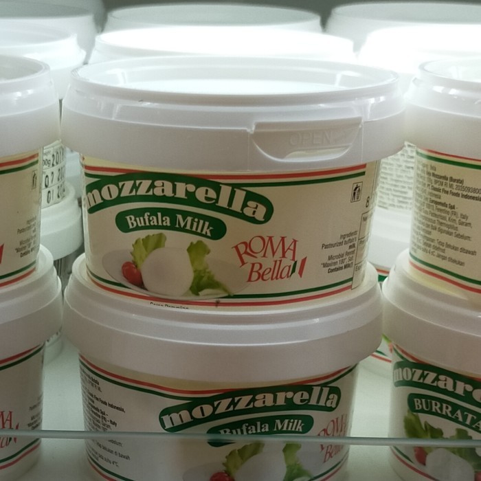 

Mozzarella Bufala milk 100gr cheese fresh