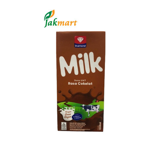 

d Diamond Uht Milk Full Coklat 1 Liter