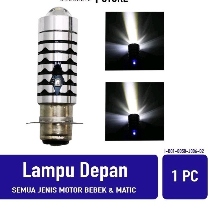 Lampu H6 led laser kuning putih terang