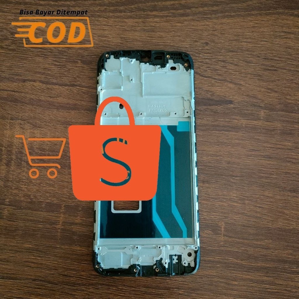 REALME 5i - Frame Dudukan Lcd Tulang Tengah Realme 5i RMX2030 RMX2032 Bazel Bezel Rangka Mesin Origi