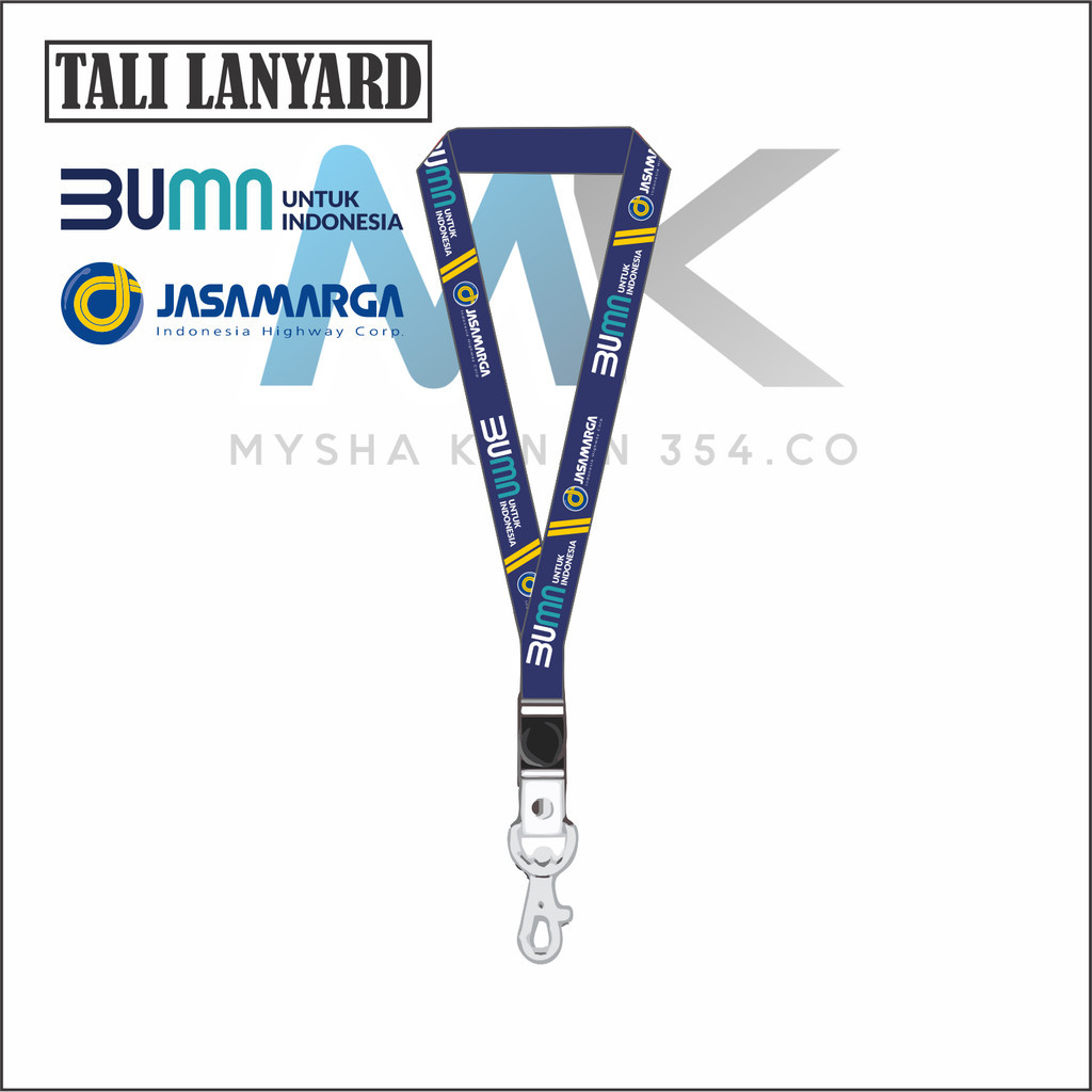 

LANYARD BUMN JASAMARGA - TALI ID CARD GANTUNGAN KUNCI GANTUNGAN FLASHDISK GANTUNGAN NAMETAG TALI LANYARD BEST SELLER COD