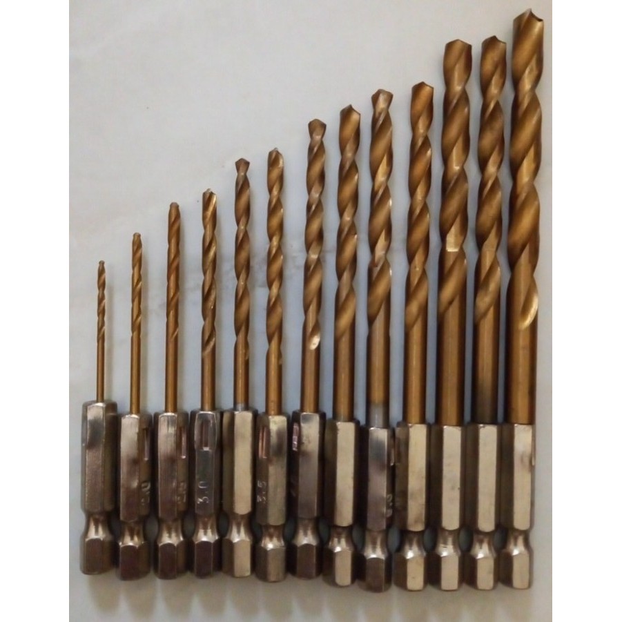 Mata Bor Power Drill Steel 13 Pcs