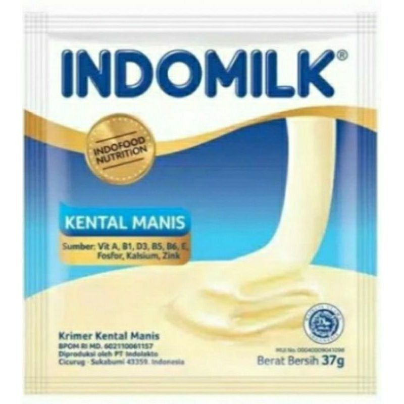 

Susu renceng kental manis indomilk Sachet 6pcs susu putih/coklat