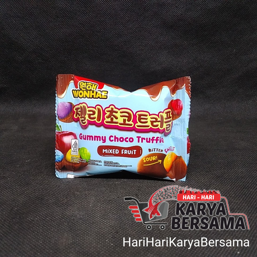 

WONHAE GUMMY CHOCO TRUFFLE MIXED FRUIT 35GR