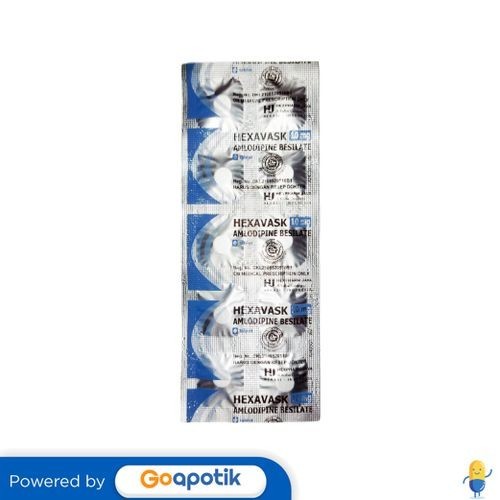 Hexavask 10 Mg Strip 10 Tablet