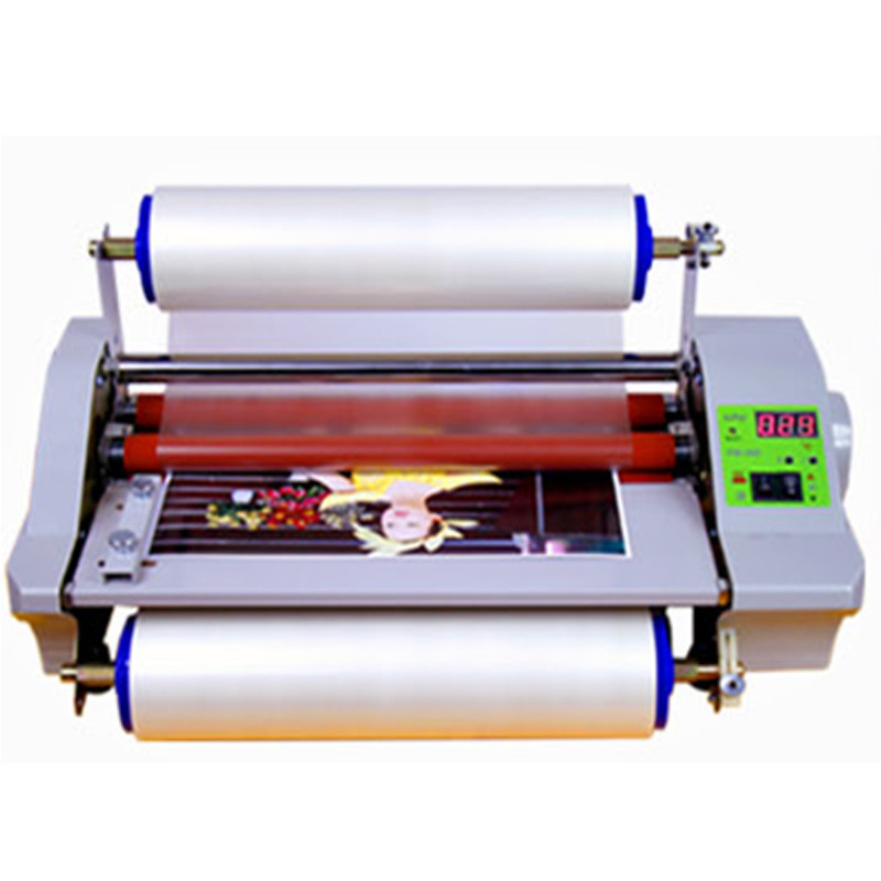 

Laminating Machine Cold Lamination Film Small Self-adhesive Cover Photo Book Crystal Label Single Double Hot Laminator FM360E