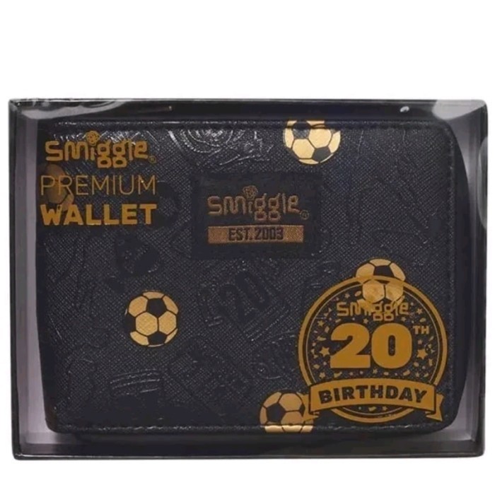 

NEW ! BEST SELLER Smiggle Soccer Gold Backpack, PencilCase, Botol, LunchBag/Kado sovenir - est wallet