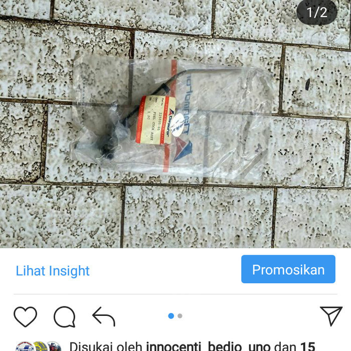Kran bensin Vespa Corsa original Nos