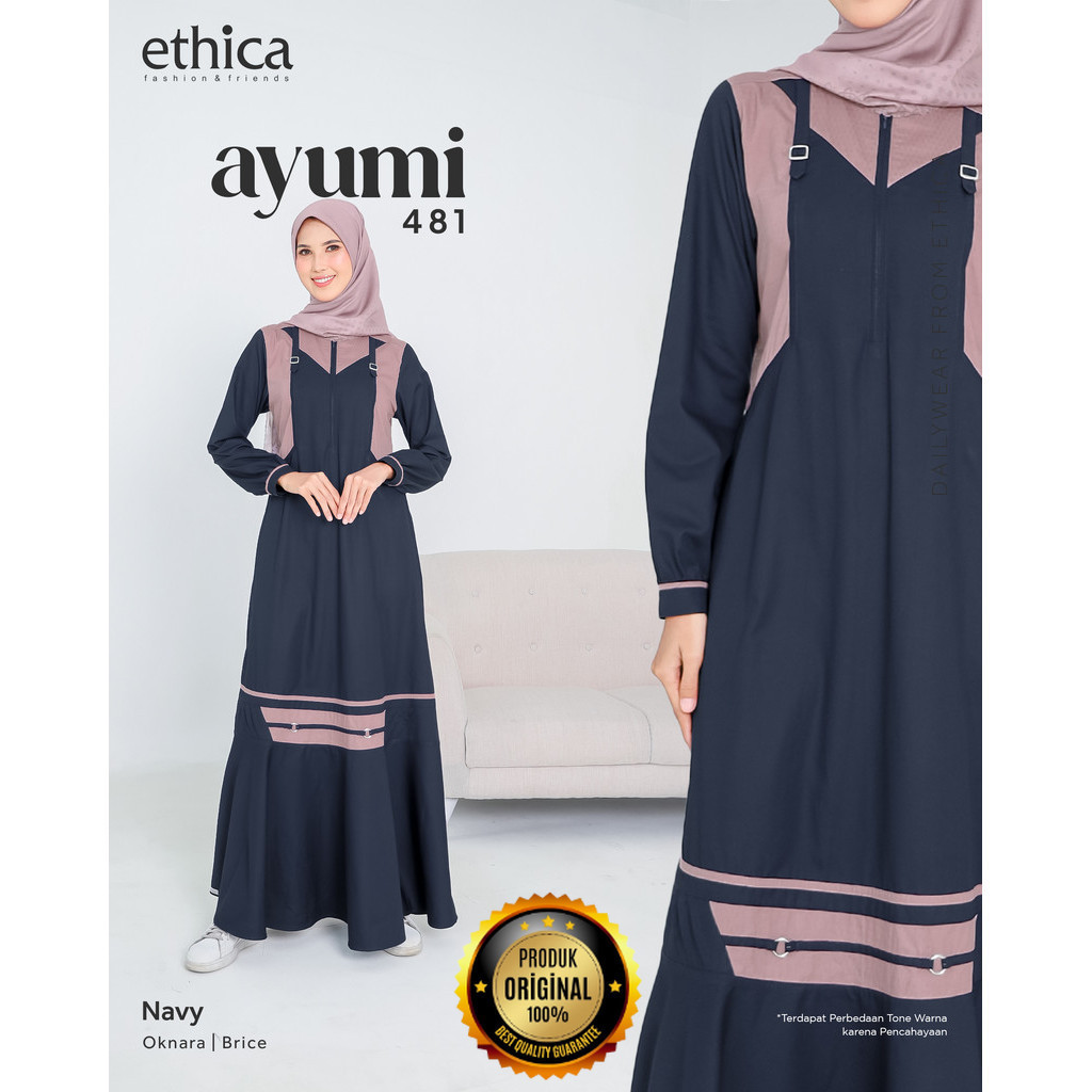 Thanaya Collection - Gamis Dewasa Ayumi 481 Original By ethica
