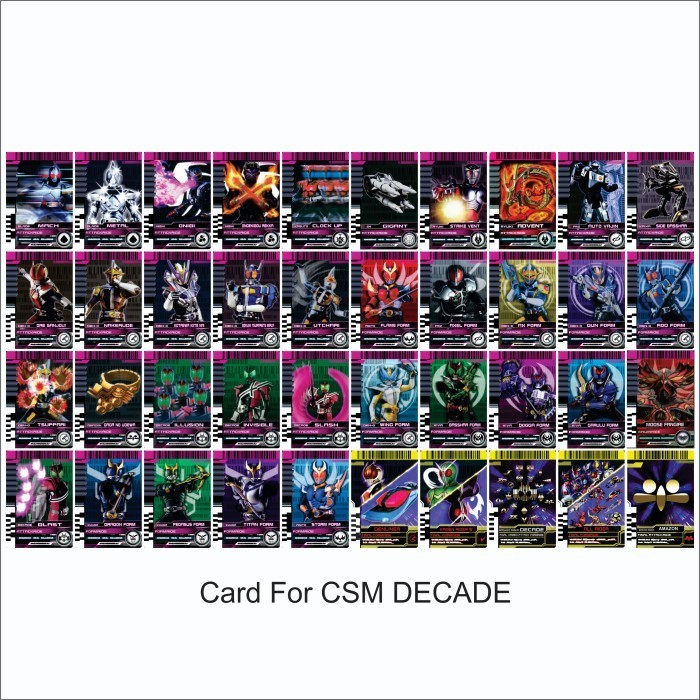 kamen rider decade card khusus CSM