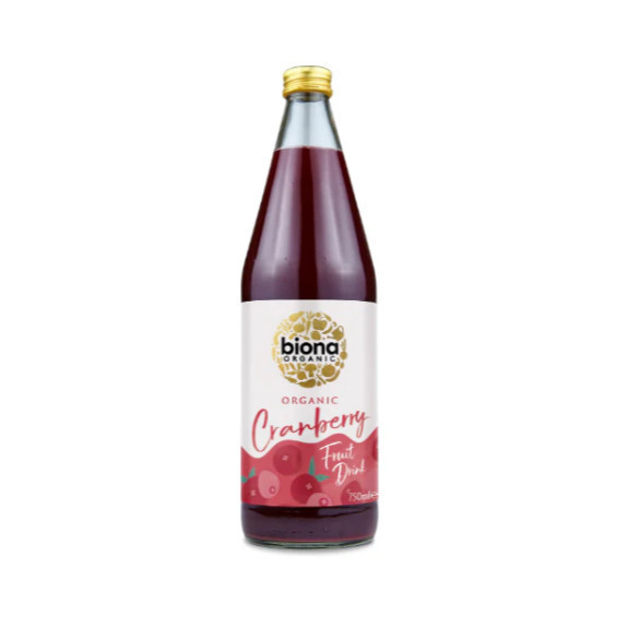 

Sari Buah Asli Organik Biona Organic Cranberry Fruit Drink 750ml
