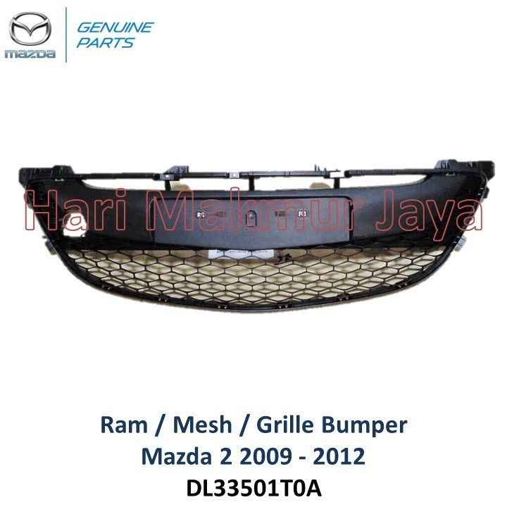 Grille Bumper Mazda 2 Ram grill bemper depan sarang tawon mesh mazda2 2009 2010 2011 2012 2013 R Jar