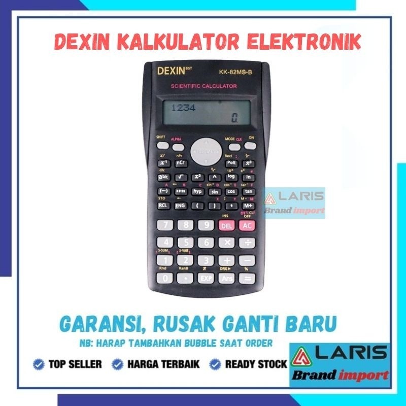 

Dexin kalkulator elektronik scientific calculator kk 82ms b black