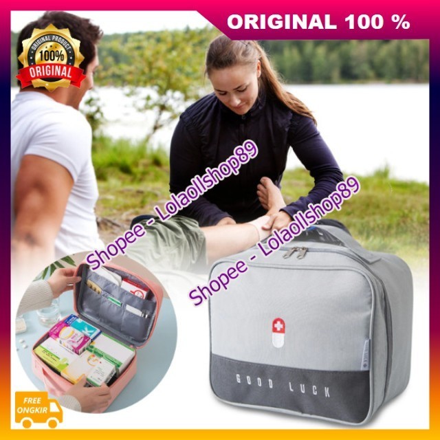 Bag Medicine Cabinet - Tas P3K - Kotak Tas Obat P3K Anti Air 100% ASLI ORIGINAL