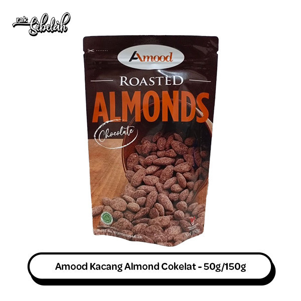 

Amood Roasted Almond Chocolate - Kacang Badam Panggang Cokelat | Camilan Sehat | Healthy | Rak Sebelah