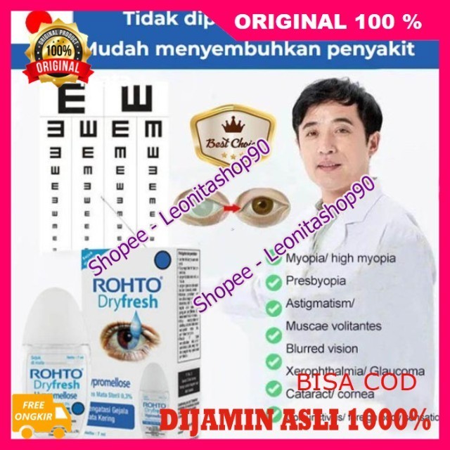 Eye Clear Obat Tetes Mata Tetes Mata Herbal Mengatasi Astigmatisme , Miopia , Presbiopoa , Katarak ,