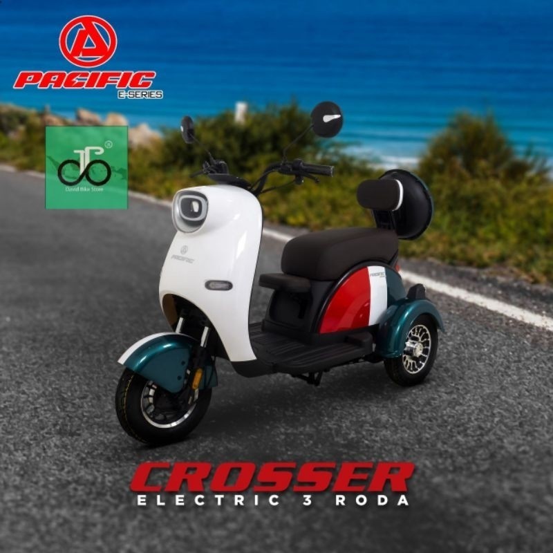 Sepeda Listrik Roda 3 Pacific Crosser TERBARU R3
