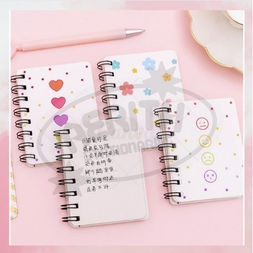 

Notebook A7 Buku Diary Aesthetic Buku Jurnal Catatan Note Stiker Tulis Aesthetic Emoji S-NB013