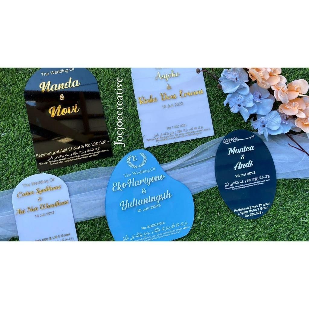 BAHAN MAHAR REQUEST bahan mahar akrilik hiasan mahar  Bahan mahar pernikahan lengkap  Akrilik  bahan