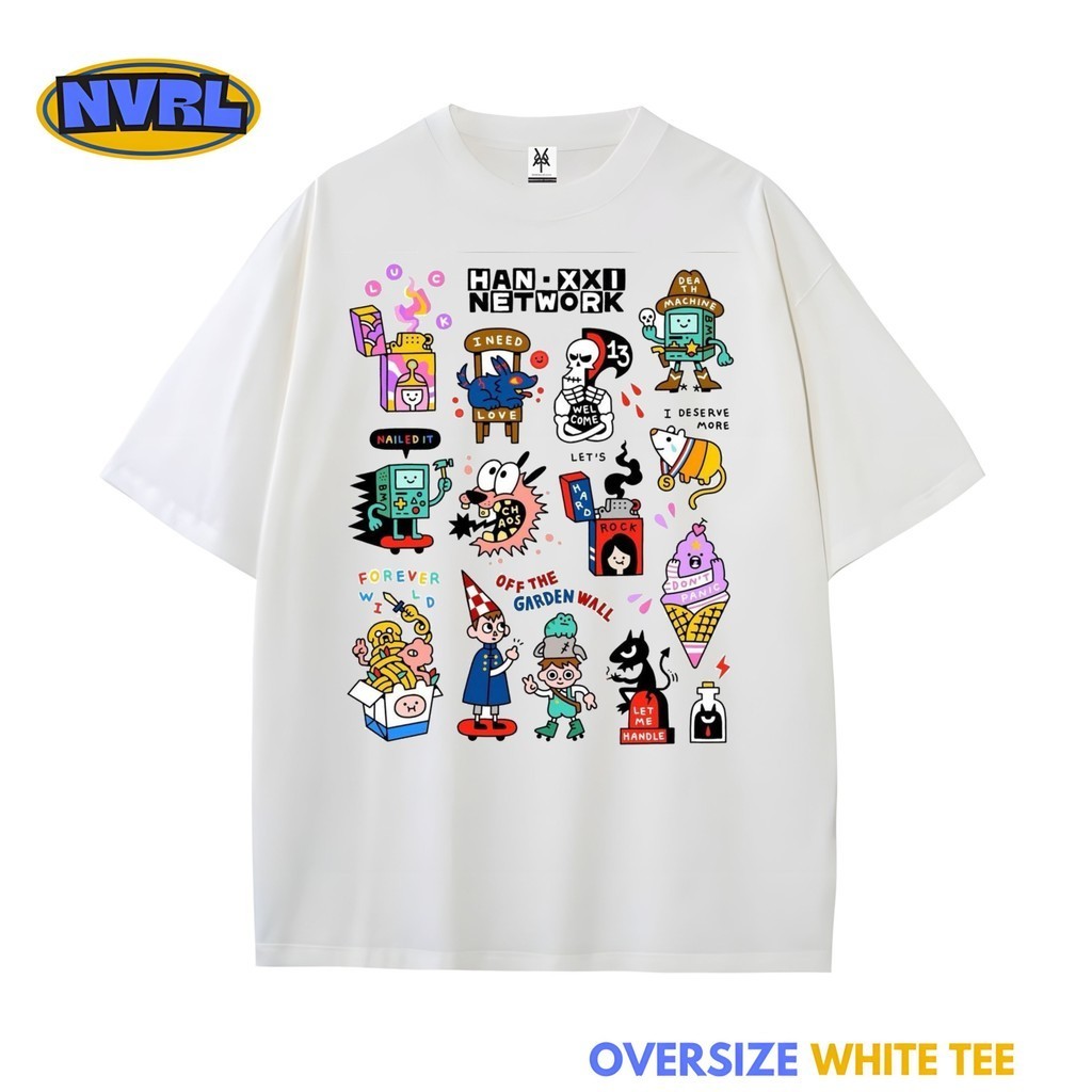 Kaos oversize cartoon network movie #2 vintage tee