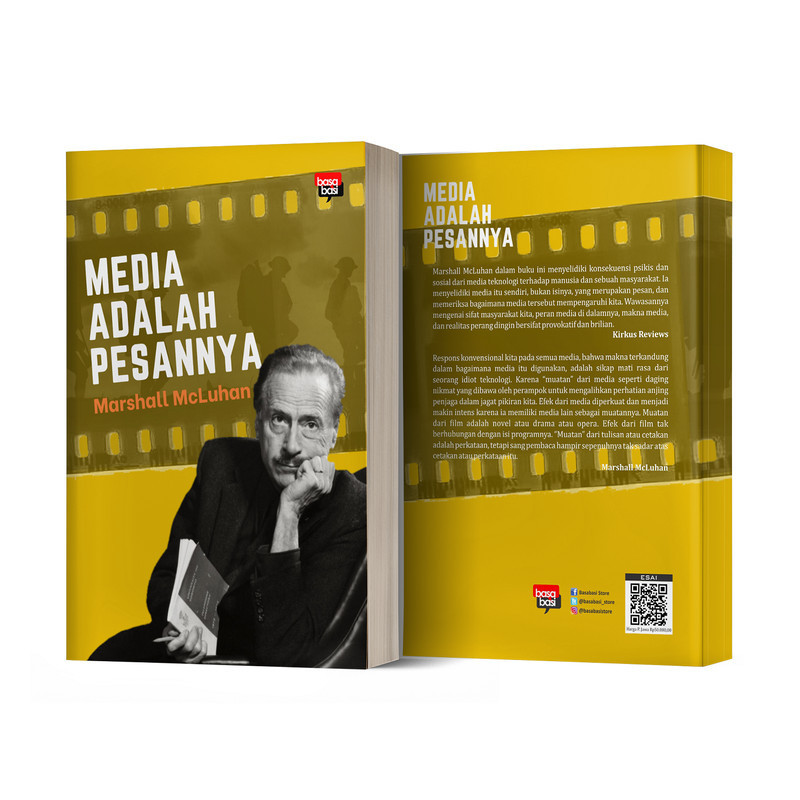 Buku Ori Media adalah Pesannya - Marshall McLuhan - Basabasi